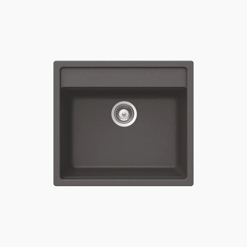 Nirali Elvo Quartz Kitchen Sink, 22.5 x 20 in PC-NIR-ELVO-22520-ALP Alpina - image 1