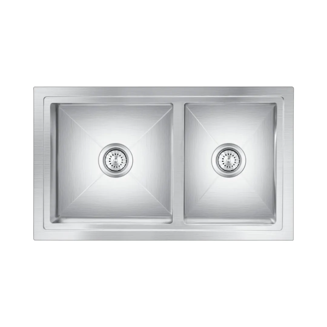 Nirali stainless steel sink expell range emax ( 34 x 20 inches ) PC-NIR-EMAX-3420-SAT Satin - image 1