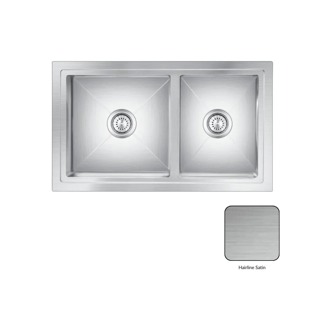 Nirali stainless steel sink expell range emax ( 34 x 20 inches ) PC-NIR-EMAX-3420-SAT Satin - image 2