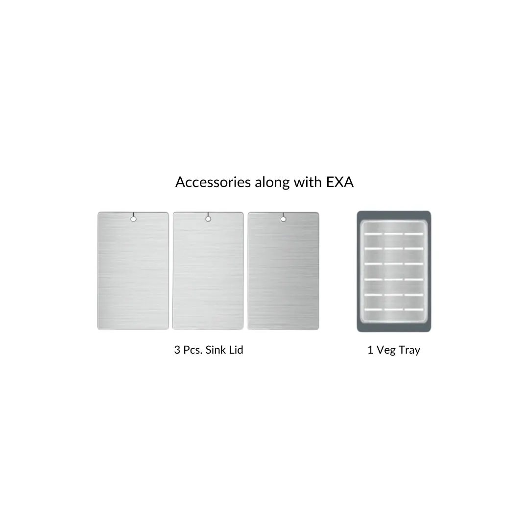 Nirali stainless steel sink expell range exa ( 31.5 x 19.5 inches ) PC-NIR-EXA-315195-SAT Satin - image 3