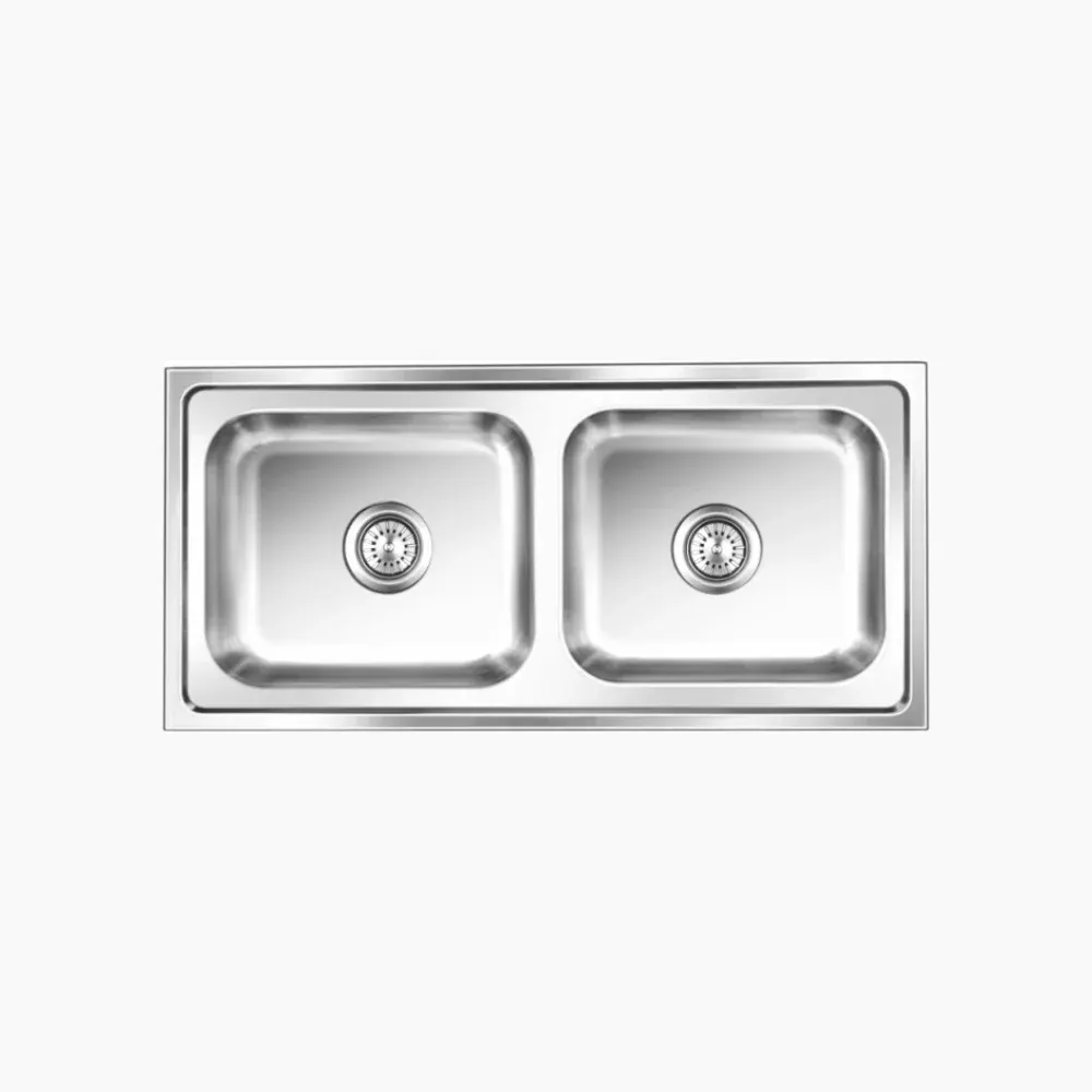 Nirali Graceful Glory Big Stainless Steel Kitchen Sink, 45 x 20 in PC-NIR-GRACEFULGLOBIG-4520-GLO Glossy - image 1