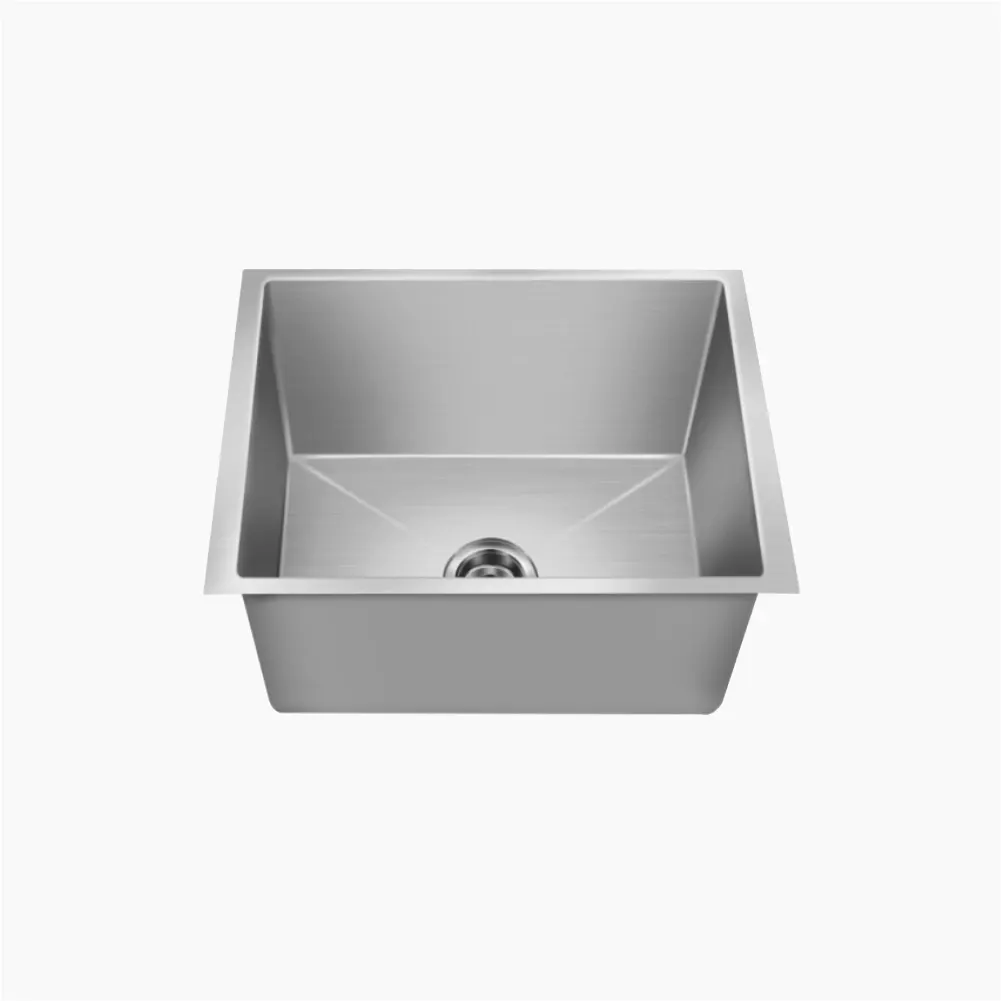 Nirali Maxell Small Stainless Steel Kitchen Sink, 19 x 16 in PC-NIR-MAXELLSMA-1916-MAT Hairline Satin - image 1