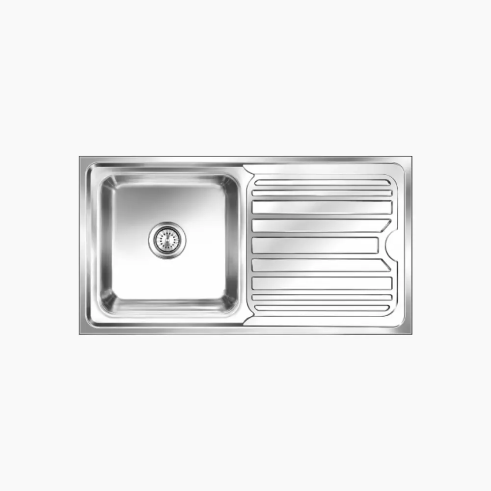 Nirali Olympia Mini Stainless Steel Kitchen Sink, 32 x 18 in PC-NIR-OLYMPIAMIN-3218-GLO Glossy - image 1