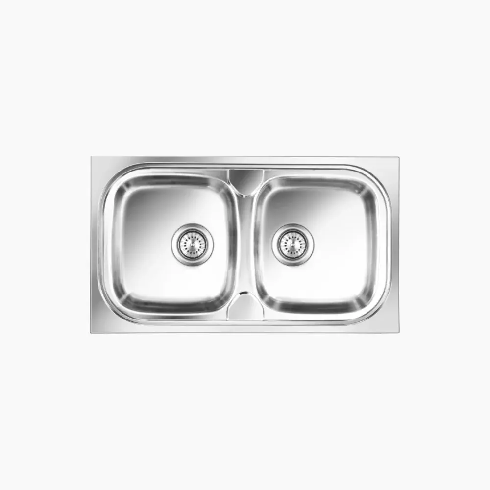 Nirali Pride Stainless Steel Kitchen Sink, 32.5 x 18.5 in PC-NIR-PRIDE-325185-GLO Glossy - image 1