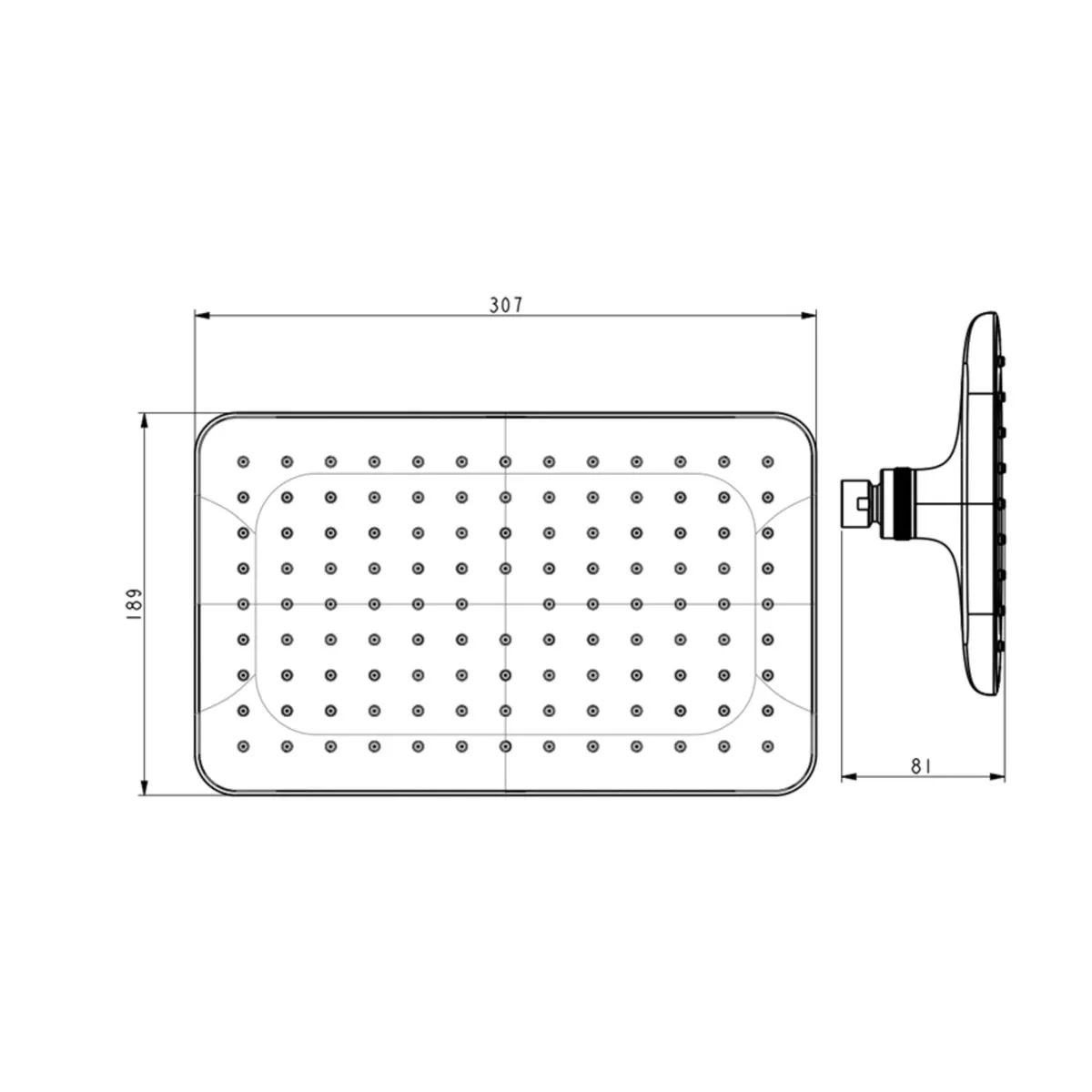 American Standard single flow overhead showers FFASS515-000DA0BF0 FFASS515-000DA0BF0 Warm Sunset - image 2