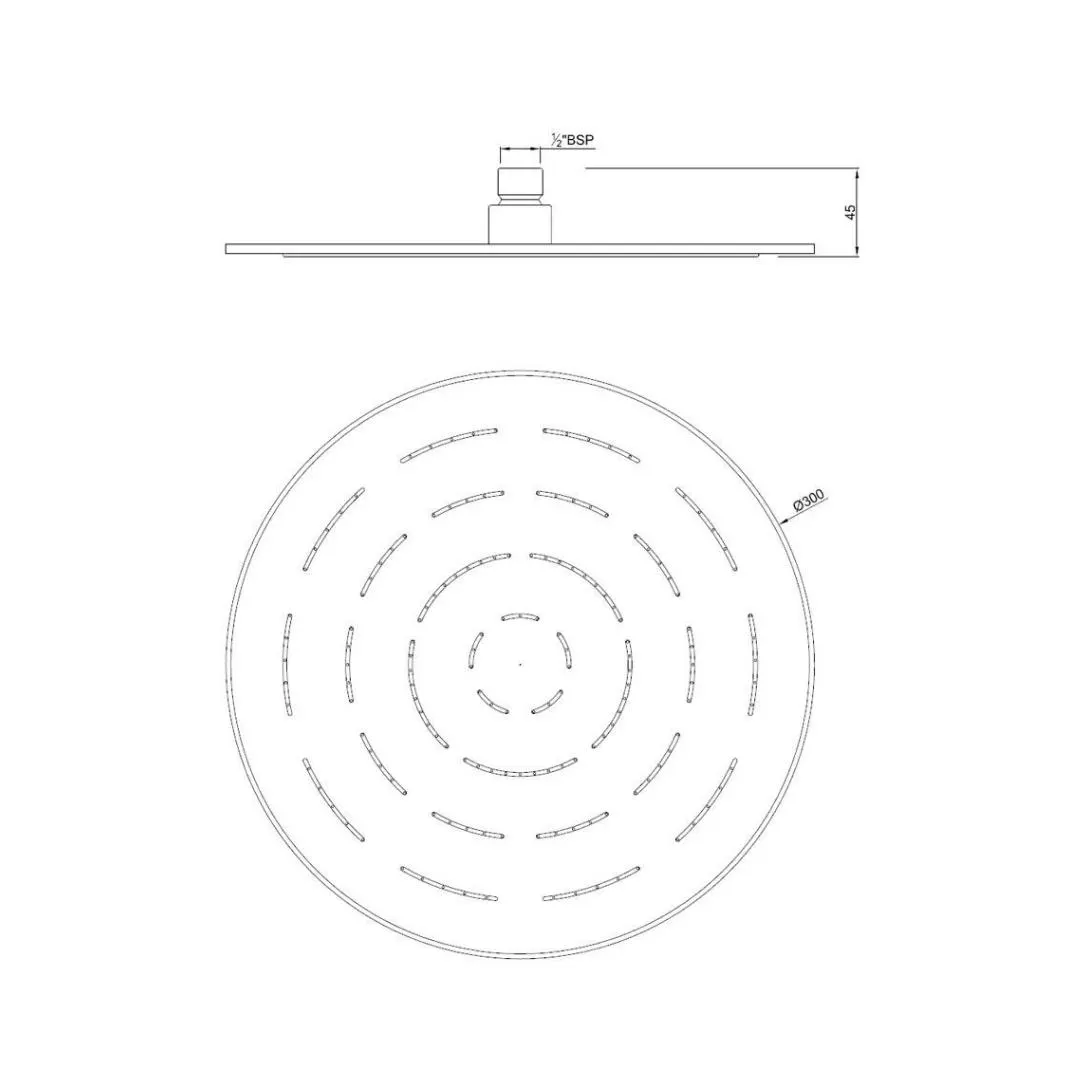 Jaquar single flow overhead shower OHS-BLM-1633 Black Matt - image 2