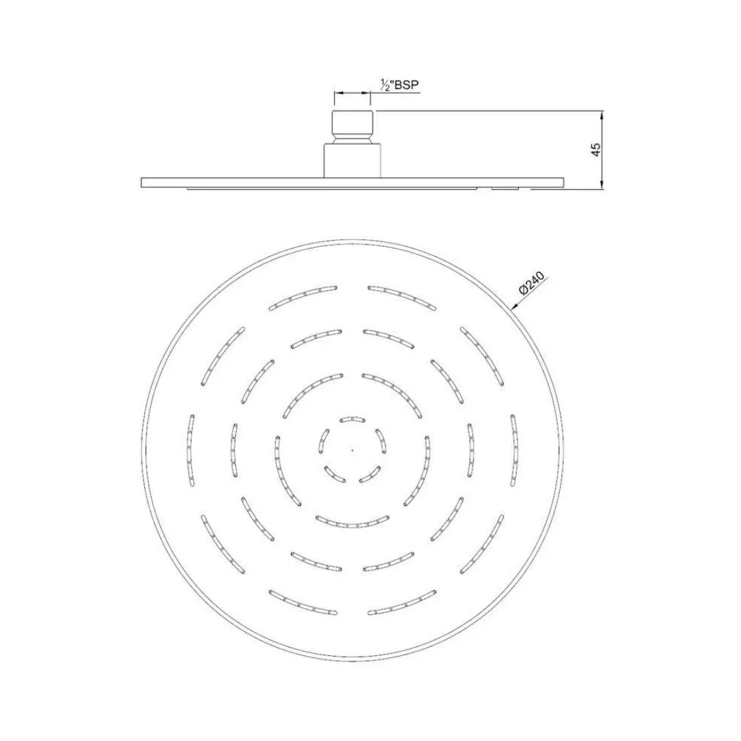 Jaquar single flow overhead shower OHS-CHR-1623 Chrome - image 2