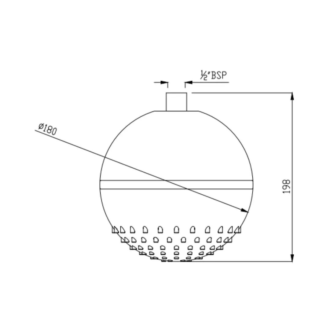 Jaquar single flow overhead shower OHS-CHR-1763 Chrome - image 3