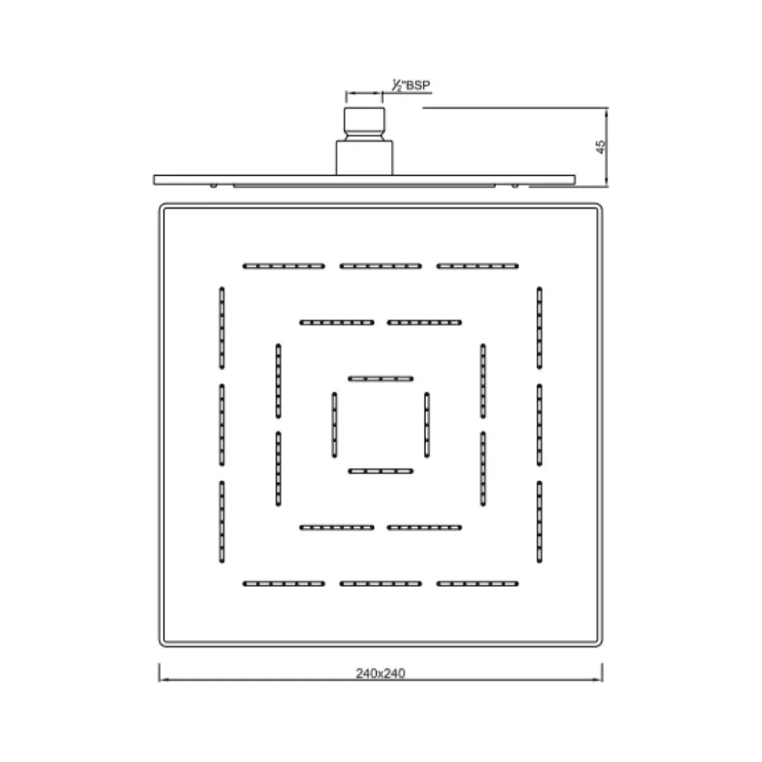 Jaquar single flow overhead shower OHS-GMP-1629PD Gold Matt PVD - image 2