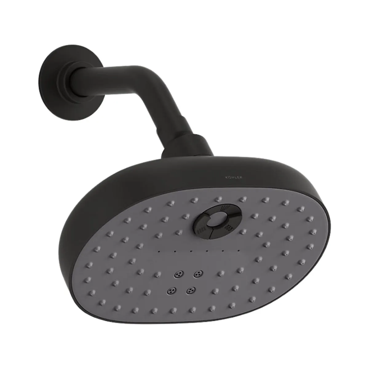 Kohler multi flow overhead shower statement 26290IN-BL 26290IN-BL Black Matt - image 1