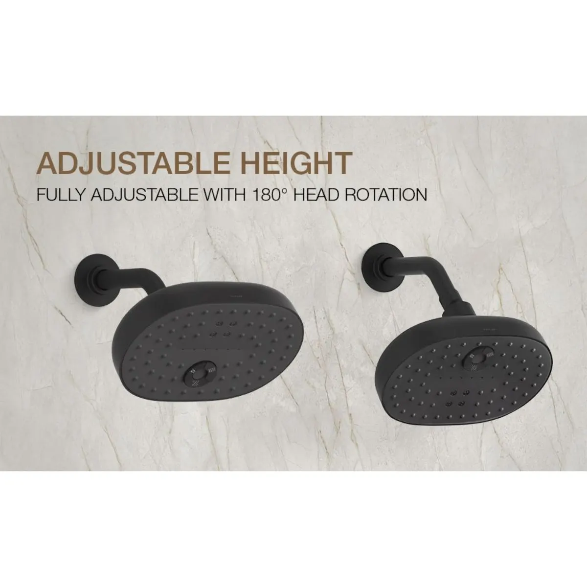 Kohler multi flow overhead shower statement 26290IN-BL 26290IN-BL Black Matt - image 2
