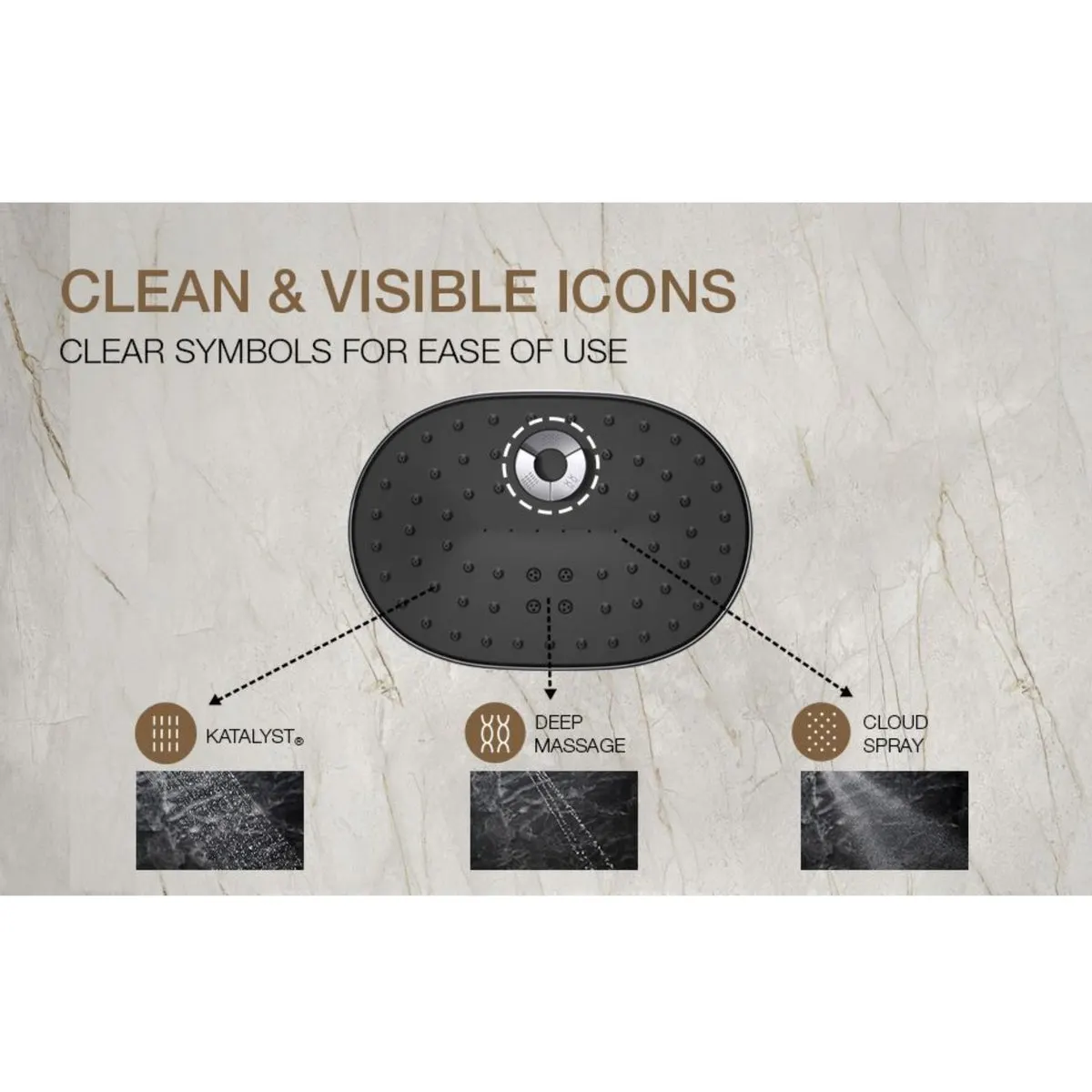 Kohler multi flow overhead shower statement 26290IN-CP 26290IN-CP Chrome - image 3