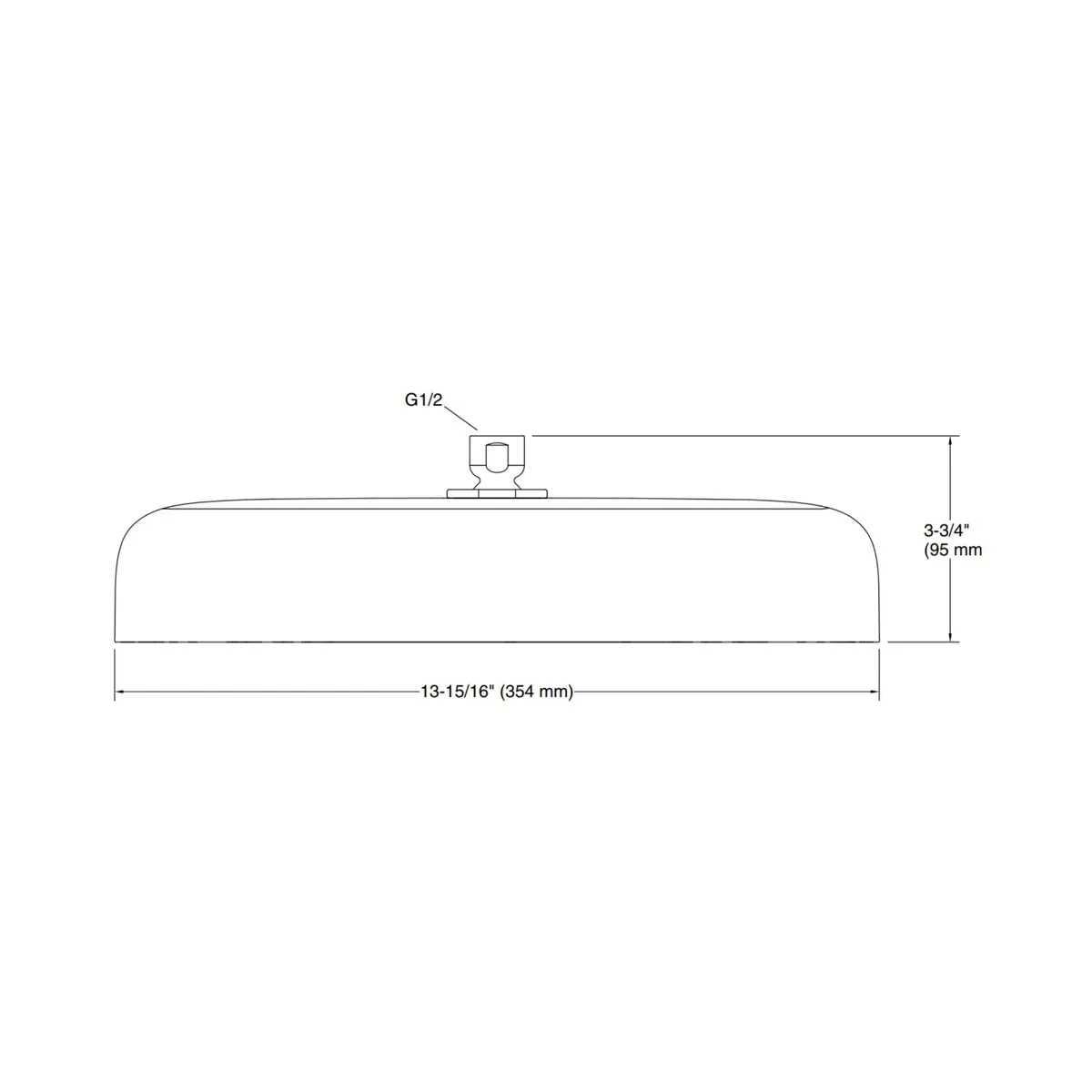 Kohler single flow overhead shower statement 26294IN-BV 26294IN-BV Brushed Bronze - image 2