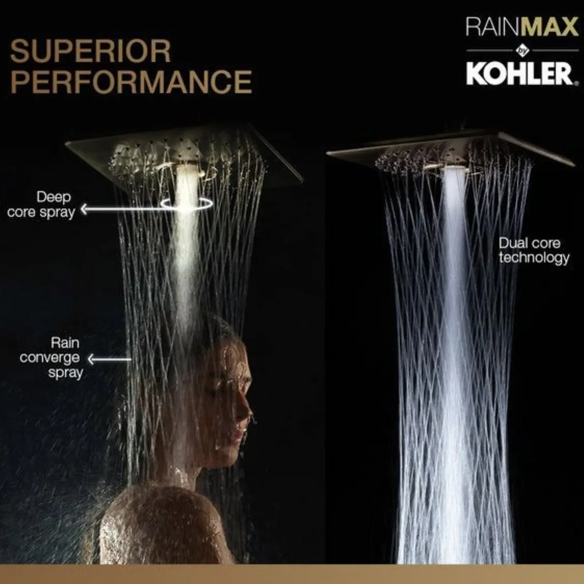 Kohler single flow overhead shower rain max 26855IN 26855IN Chrome - image 4