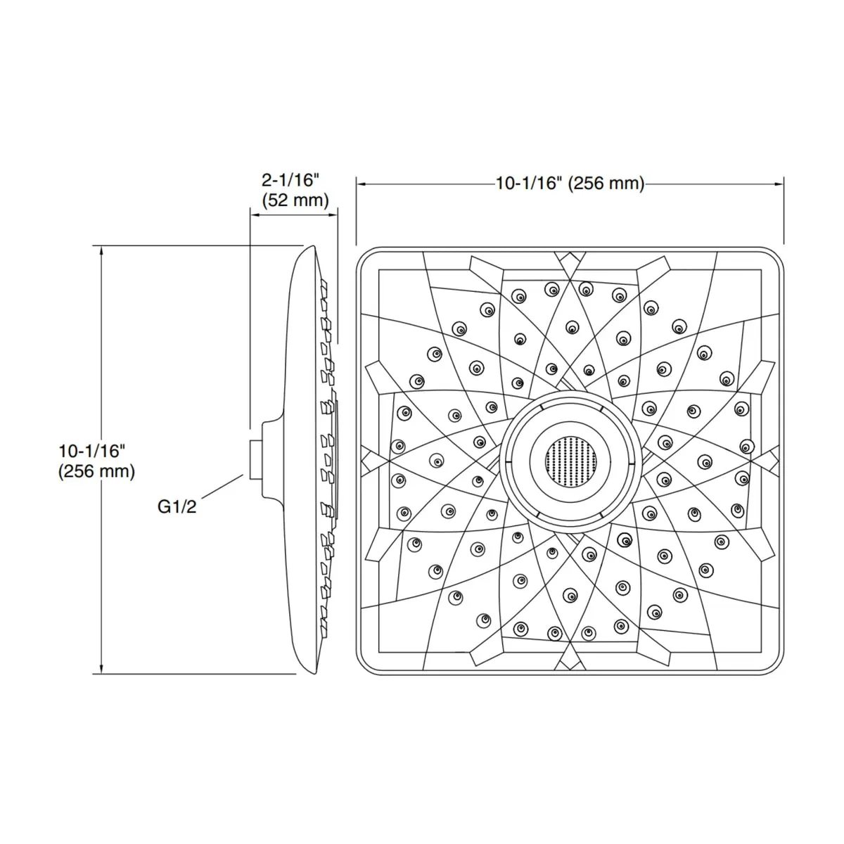 Kohler single flow overhead shower rain max 26855IN 26855IN Chrome - image 5