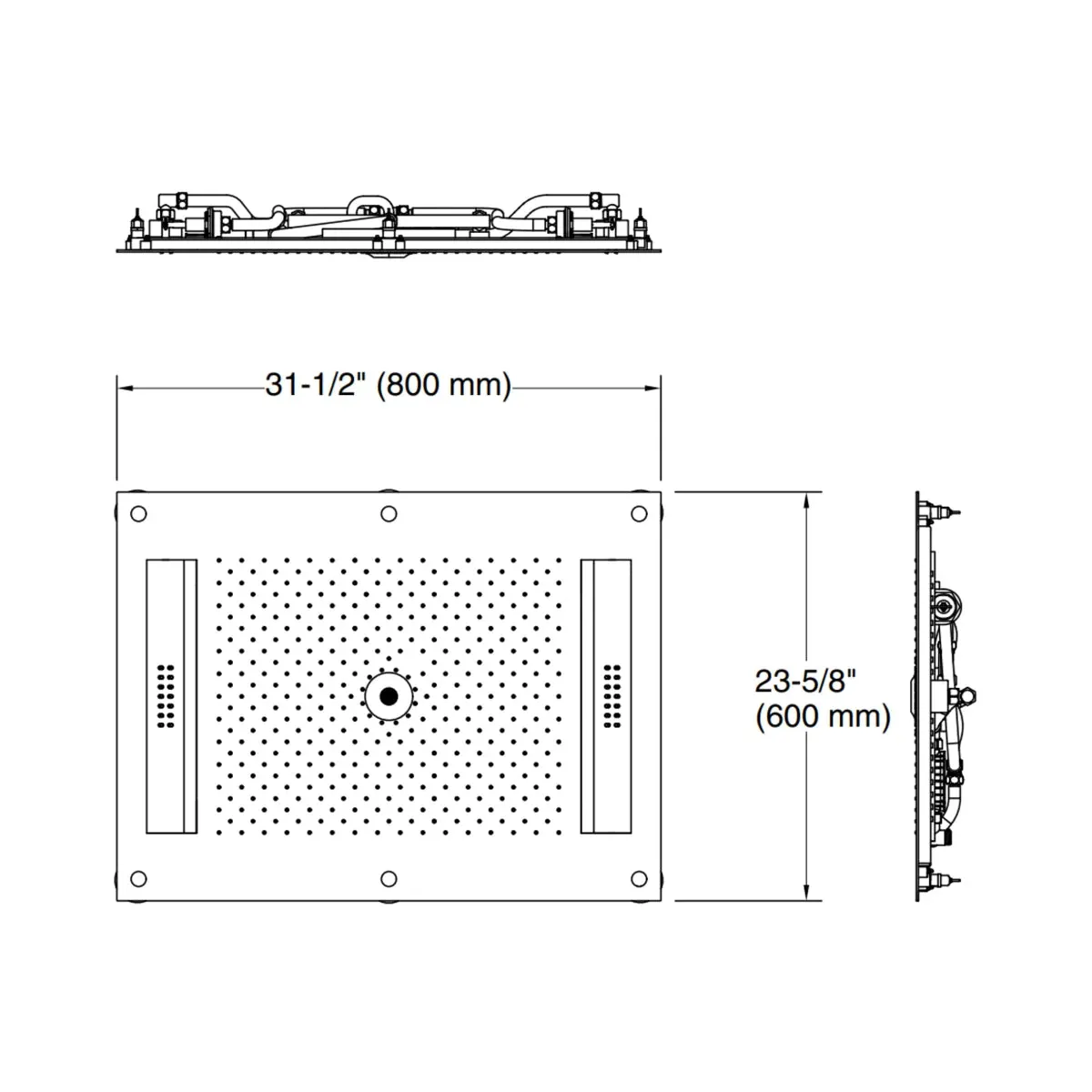 Kohler multi flow overhead shower beitou 77276IN-L-CP 77276IN-L-CP Chrome - image 2