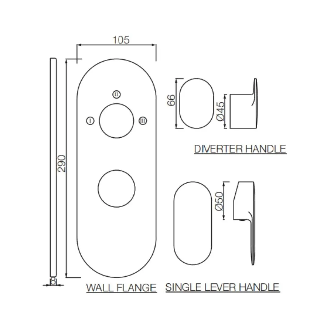 Jaquar 3 way diverter Opal Prime normal flow OPP-GMP-15783NKPM Gold Matt PVD - image 2