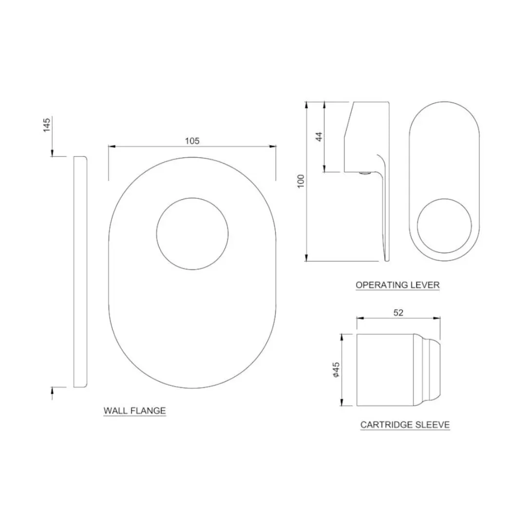 Jaquar 1 way diverter Ornamix Prime normal flow ORP-CHR-10227KPM Chrome - image 2