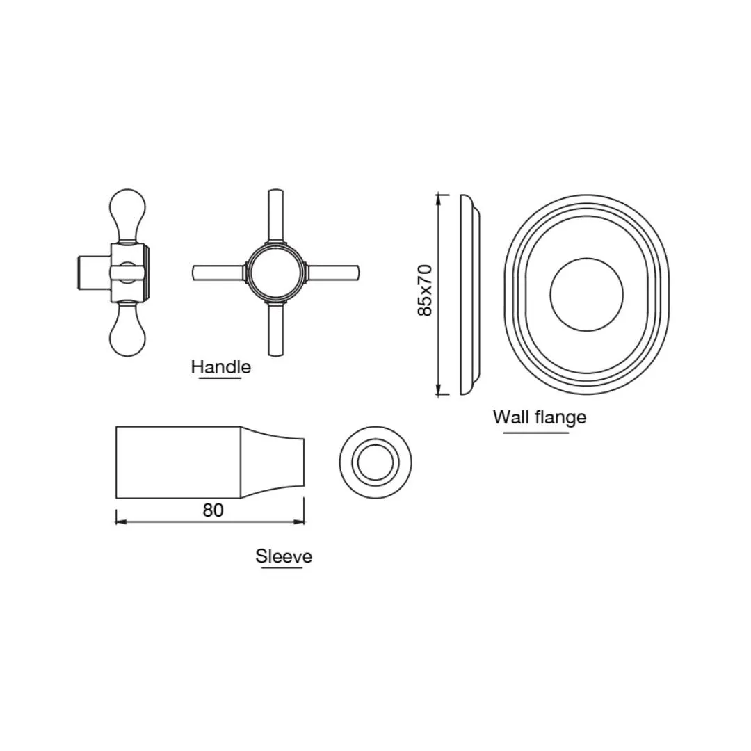 Jaquar basin area stop valve Queens Prime QQP-SSF-7083KPM Stainless Steel - image 2