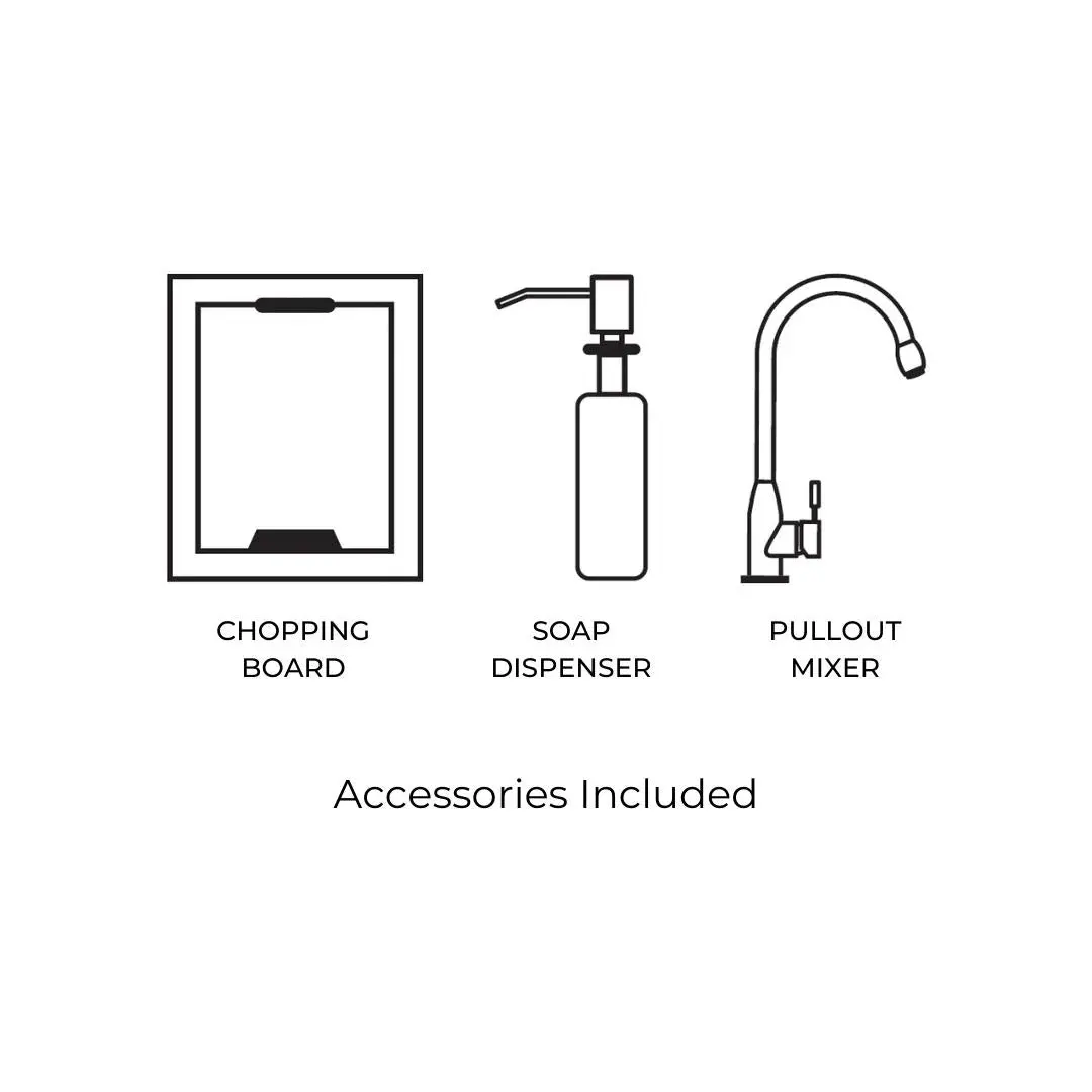 Hindware stainless steel Sink Designer series rodrigo ( 39 x 20 inches ) HINDWARE-STAINLESS-STEEL-SINK-DESIGNER-SERIES-RODRIGO-39-X-20-INCHES-SATIN Satin - image 4