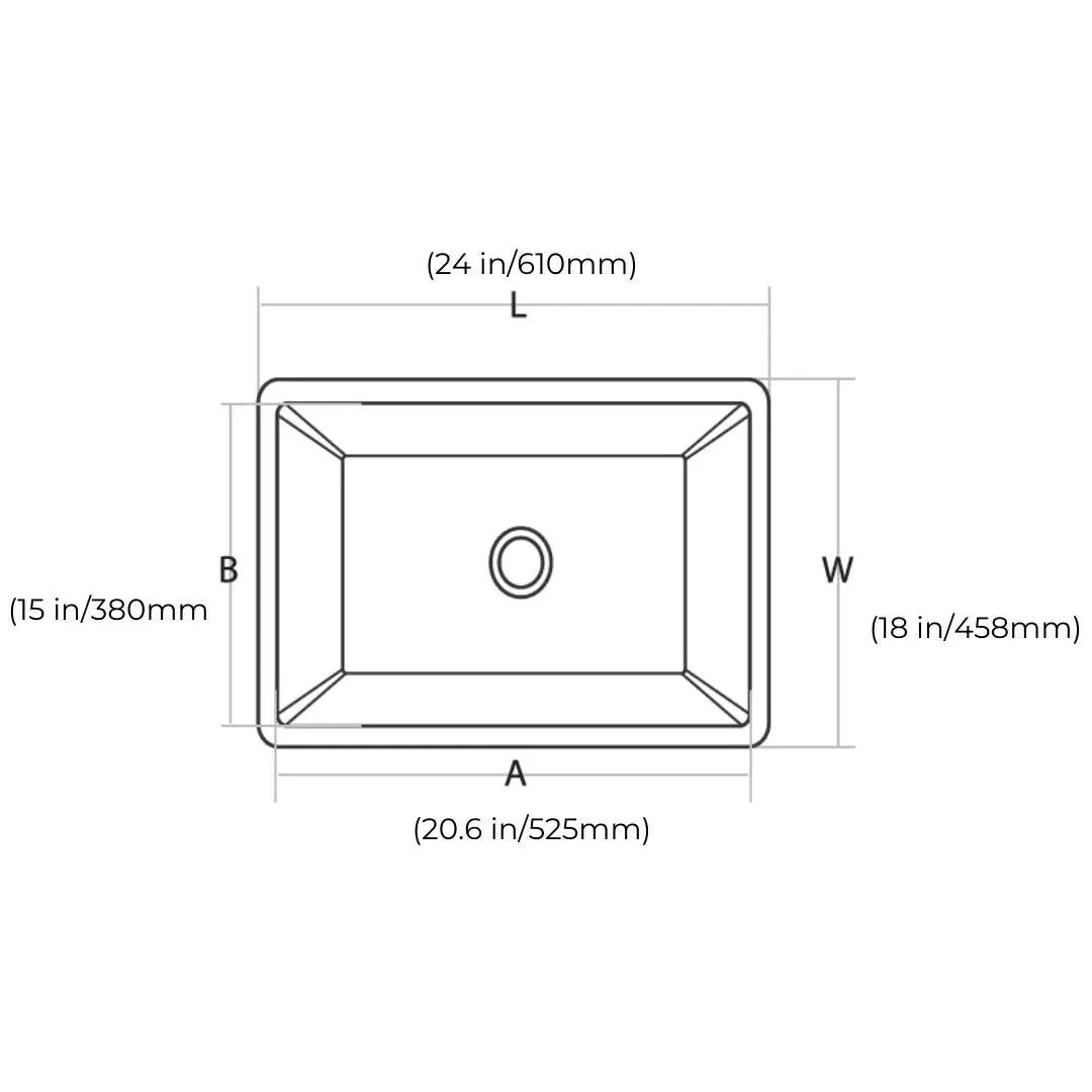 Hindware quartz sink sapphire sapphire 24 x 18 x 8 ( 24 x 18 inches ) HINDWARE-QUARTZ-SINK-SAPPHIRE-SAPPHIRE-24-X-18-X-8-24-X-18-INCHES-BLACK Black - image 4