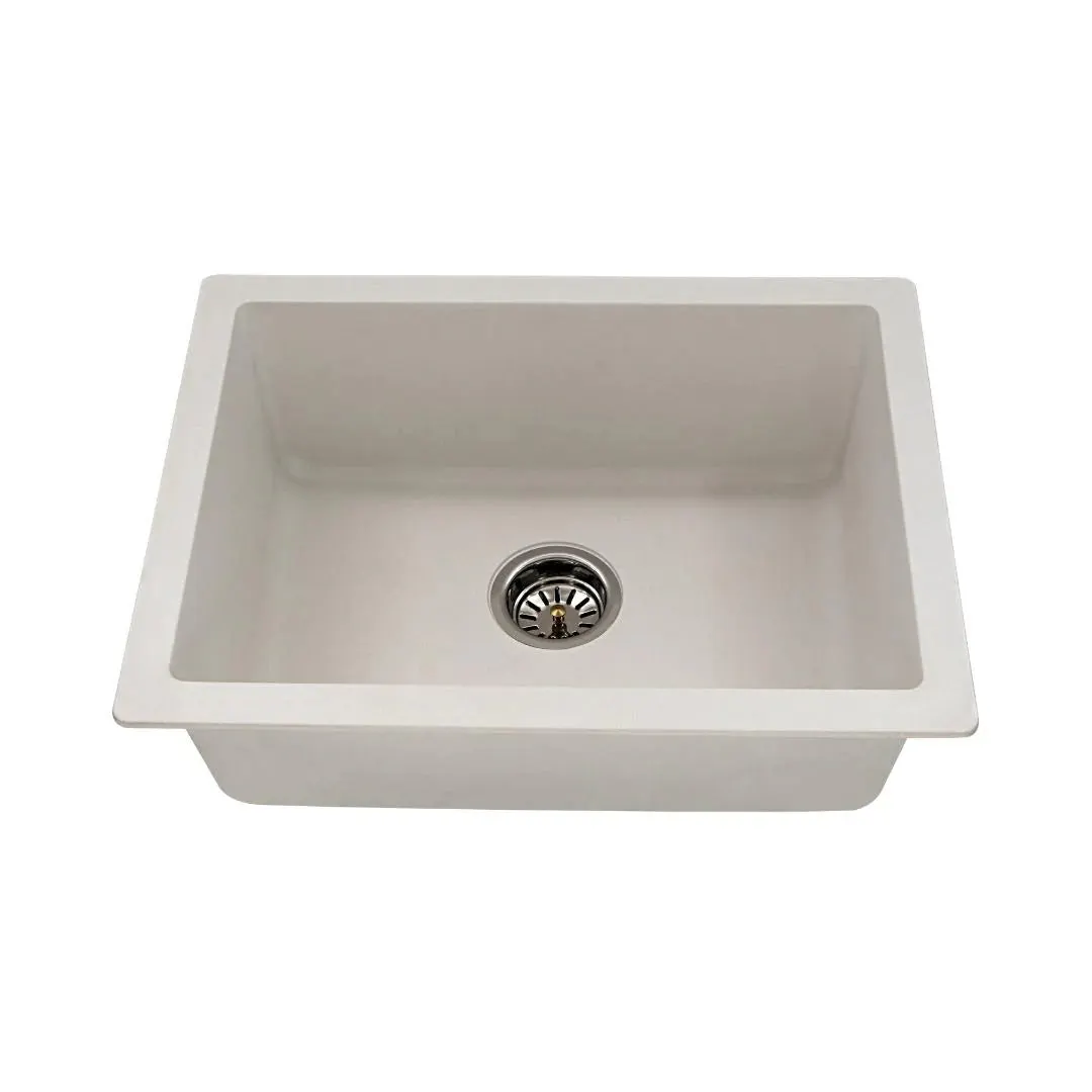 Hindware quartz sink sapphire sapphire 24 x 18 x 8 ( 24 x 18 inches ) HINDWARE-QUARTZ-SINK-SAPPHIRE-SAPPHIRE-24-X-18-X-8-24-X-18-INCHES-WHITE-DX White DX - image 2