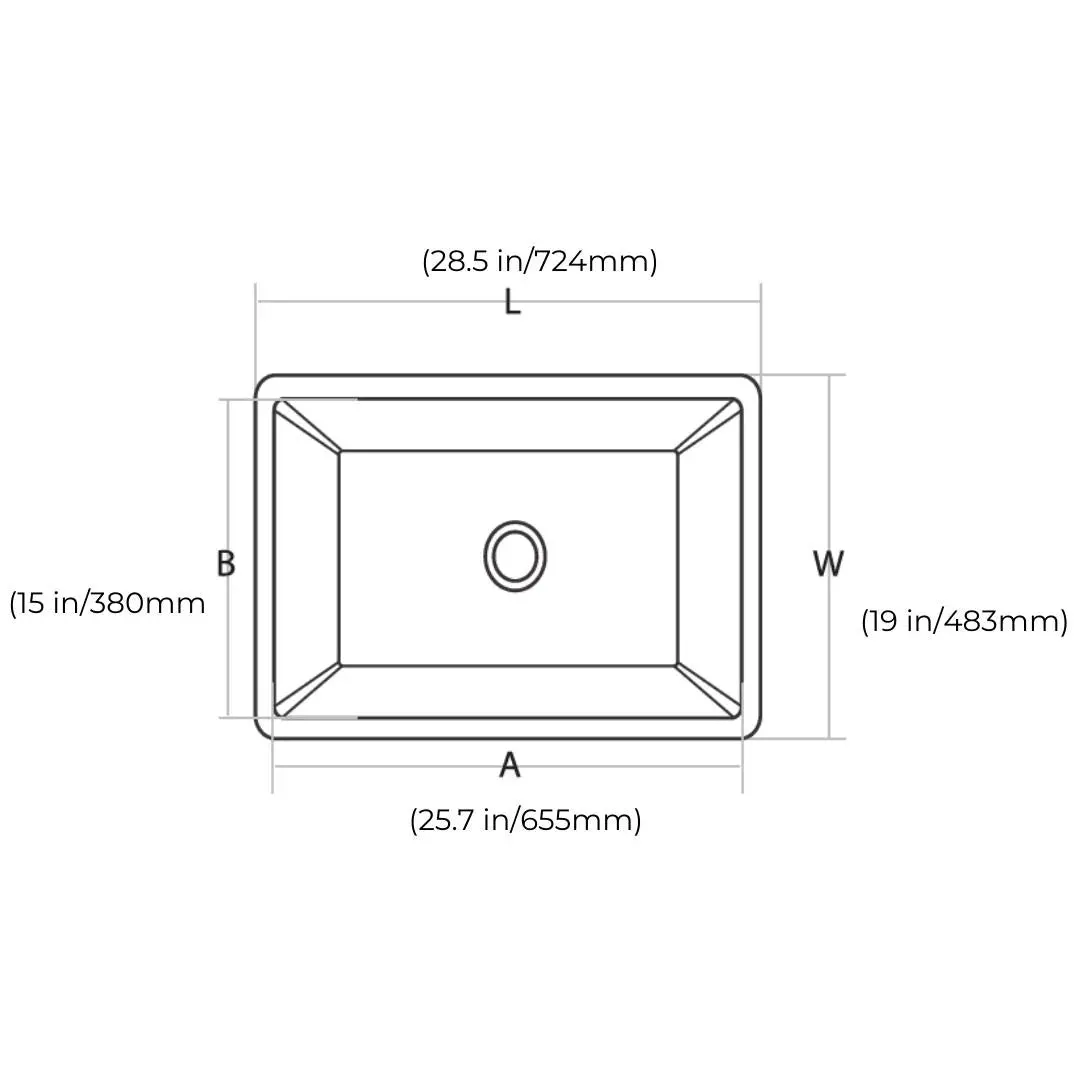 Hindware quartz sink sapphire sapphire 28.5 x 19 x 8 ( 28.5 x 19 inches ) HINDWARE-QUARTZ-SINK-SAPPHIRE-SAPPHIRE-28-5-X-19-X-8-28-5-X-19-INCHES-MARS Mars - image 4