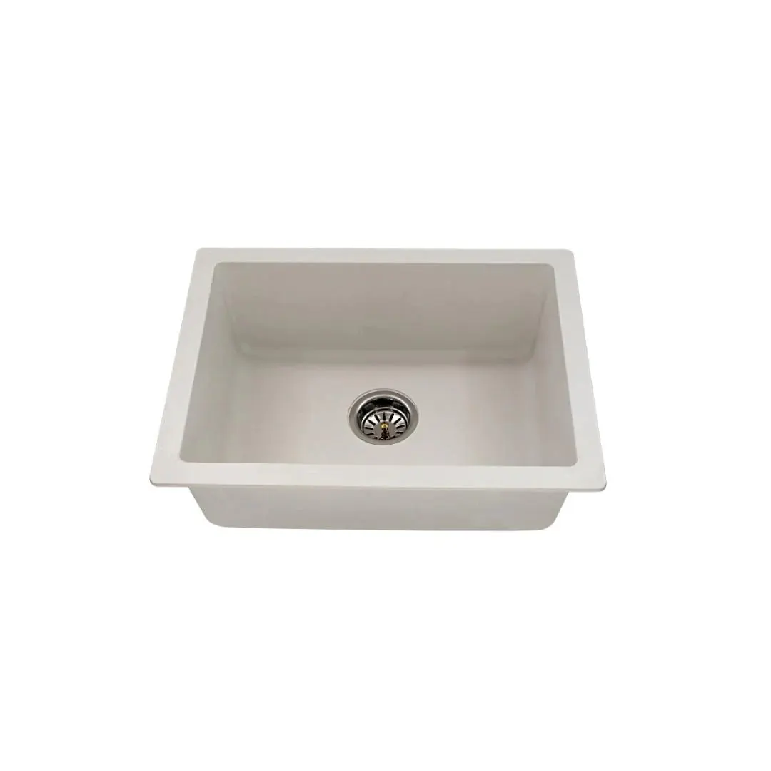 Hindware quartz sink sapphire sapphire 28.5 x 19 x 8 ( 28.5 x 19 inches ) HINDWARE-QUARTZ-SINK-SAPPHIRE-SAPPHIRE-28-5-X-19-X-8-28-5-X-19-INCHES-WHITE White - image 1