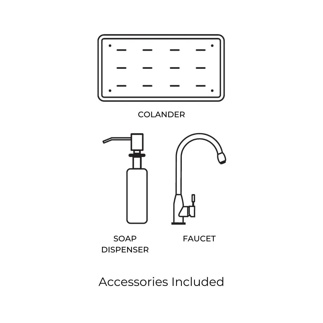 Hindware stainless steel Sink Designer series single bowl bennett plus ( 30 x 18 inches ) HINDWARE-STAINLESS-STEEL-SINK-DESIGNER-SERIES-SINGLE-BOWL-BENNETT-PLUS-30-X-18-INCHES-SATIN Satin - image 4