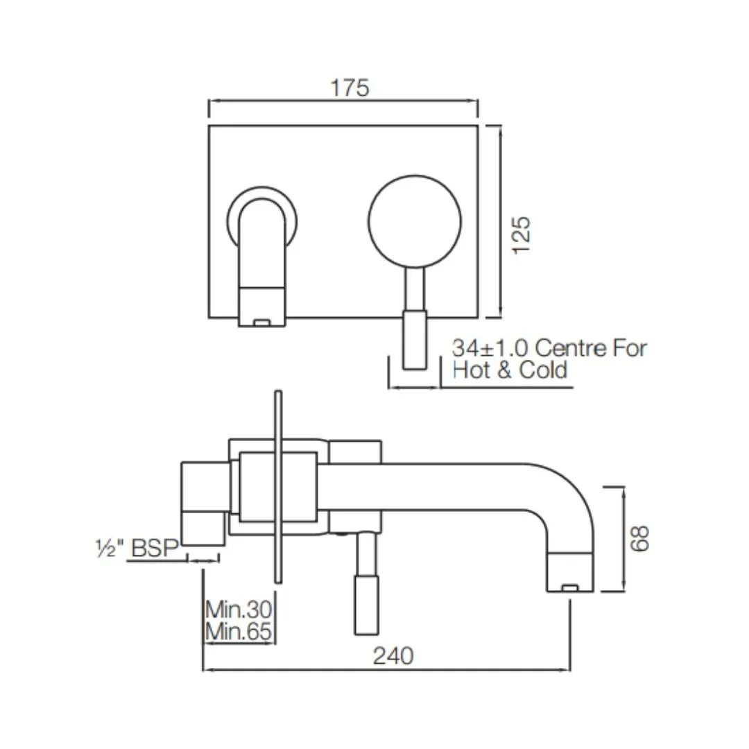 Jaquar 1 way diverter Solo normal flow SOL-CHR-6135 Chrome - image 2