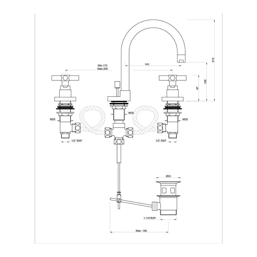 Jaquar table mounted regular basin mixer Solo SOL-CHR-6191 Chrome - image 2