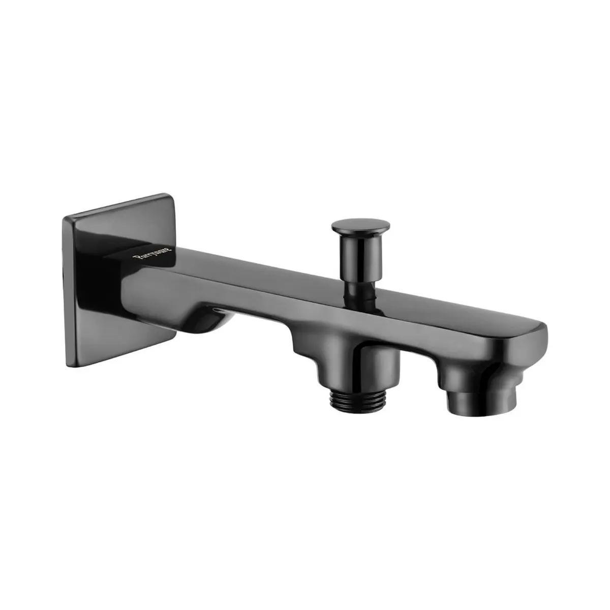 Parryware wall mounted spout quattro T2328A5 shiny black T2328A5 Standard - image 1