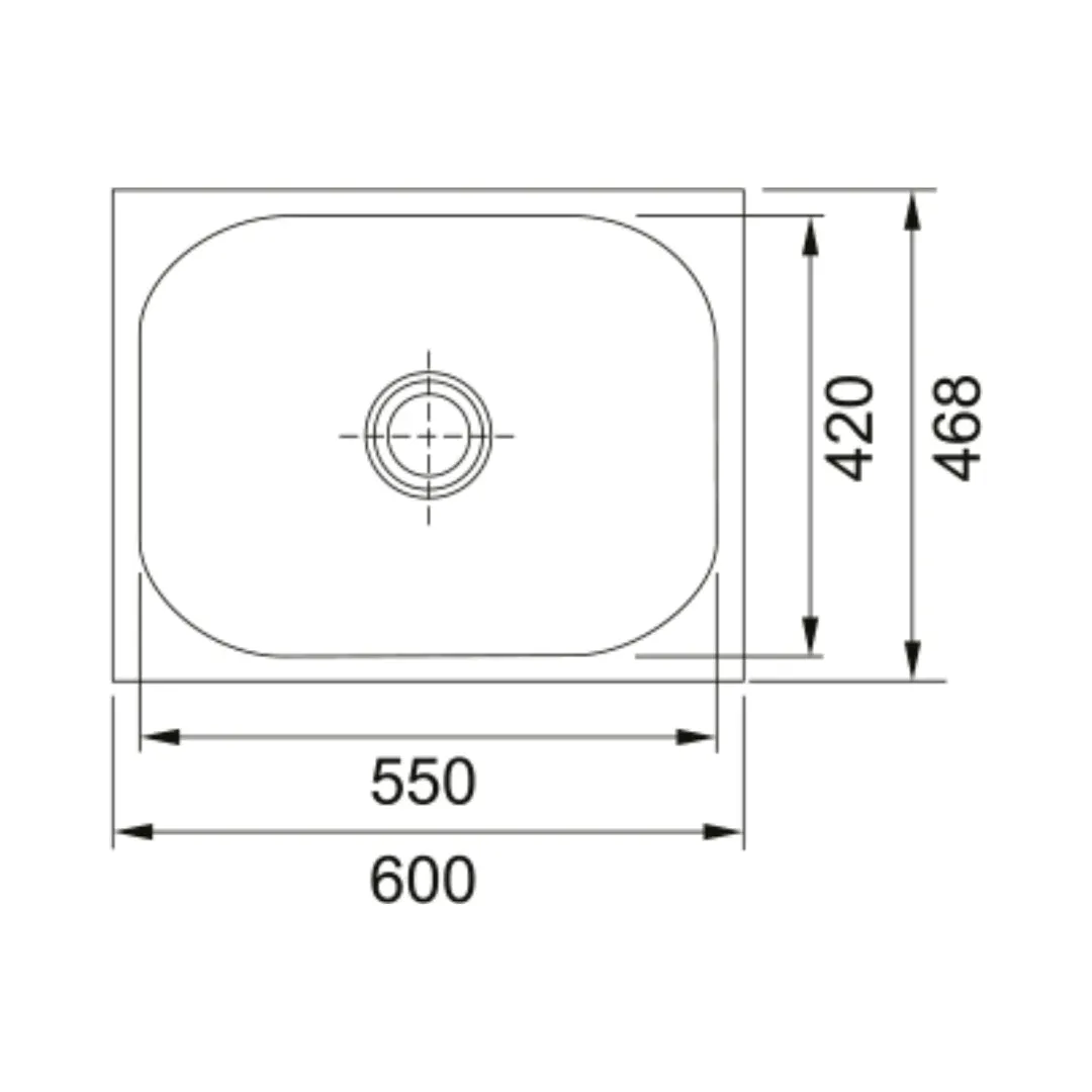 Franke stainless steel Sink Premium series 610 x grand ( 24 x 18 inches ) K-KS-SS-FRA-S-00001 Satin - image 2