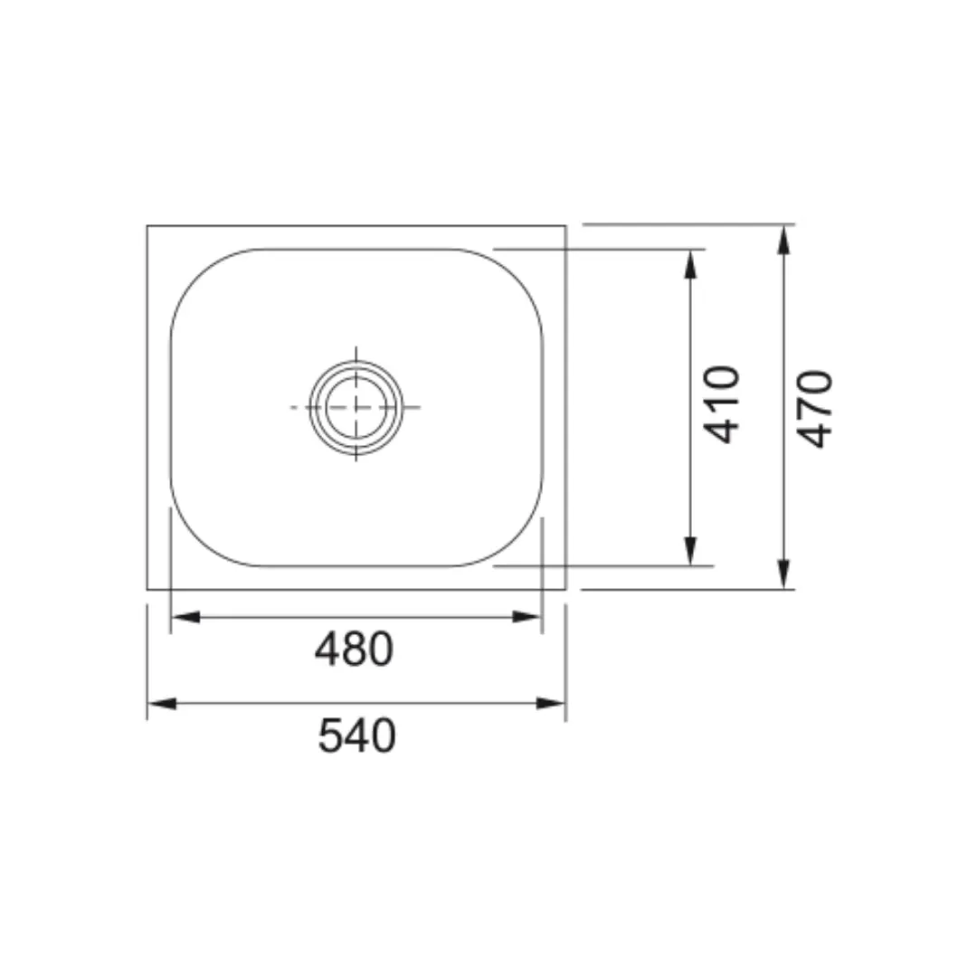 Franke stainless steel Sink Premium series 610 x insti ( 21 x 18 inches ) K-KS-SS-FRA-S-00002 Satin - image 2