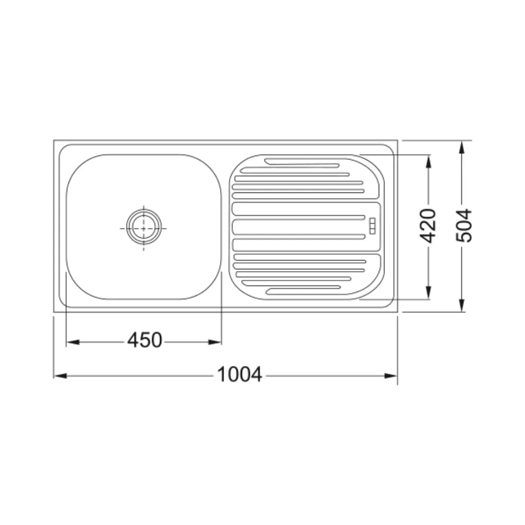 Franke stainless steel Sink Premium series 611 x omni 40 x 20 ( 40 x 20 inches ) K-KS-SS-FRA-S-00008 Satin - image 8