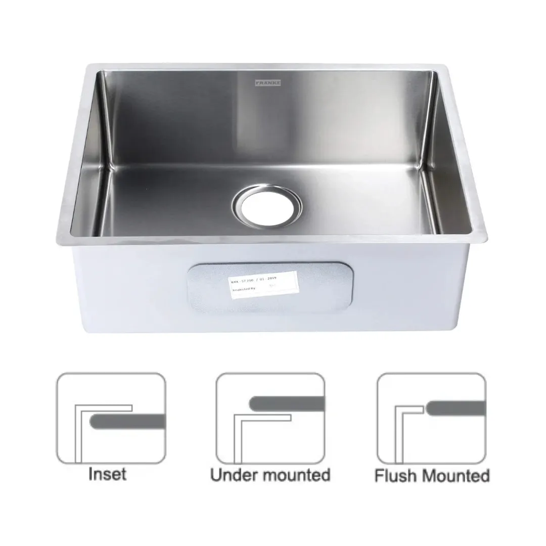 Franke stainless steel Sink Box series box bxx 210 110 46 ( 20 x 18 inches ) BXX-210-110-46 Satin - image 7