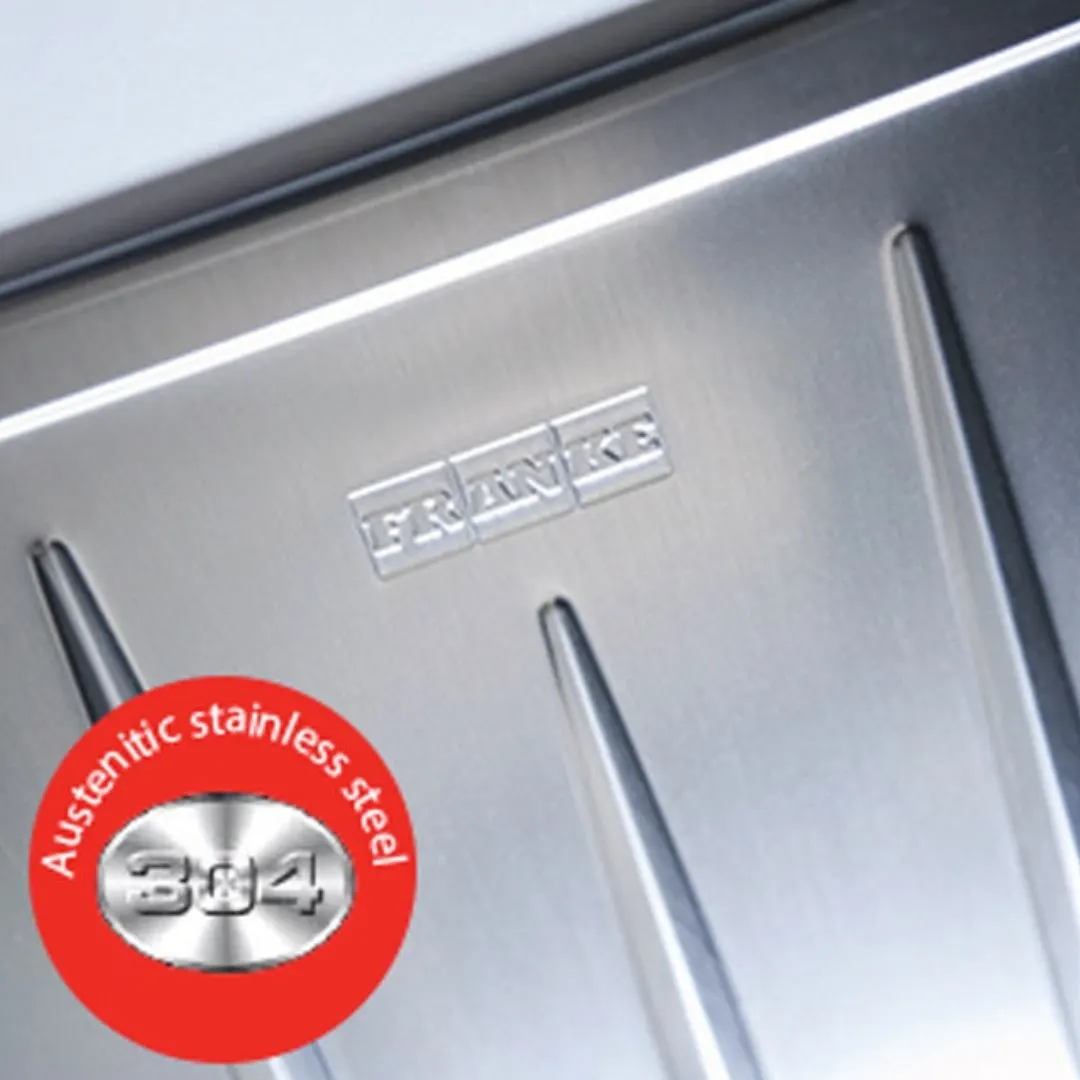 Franke stainless steel Sink Box series box bxx 210 110 79 ( 33 x 18 inches ) BXX-210-110-79 Satin - image 3