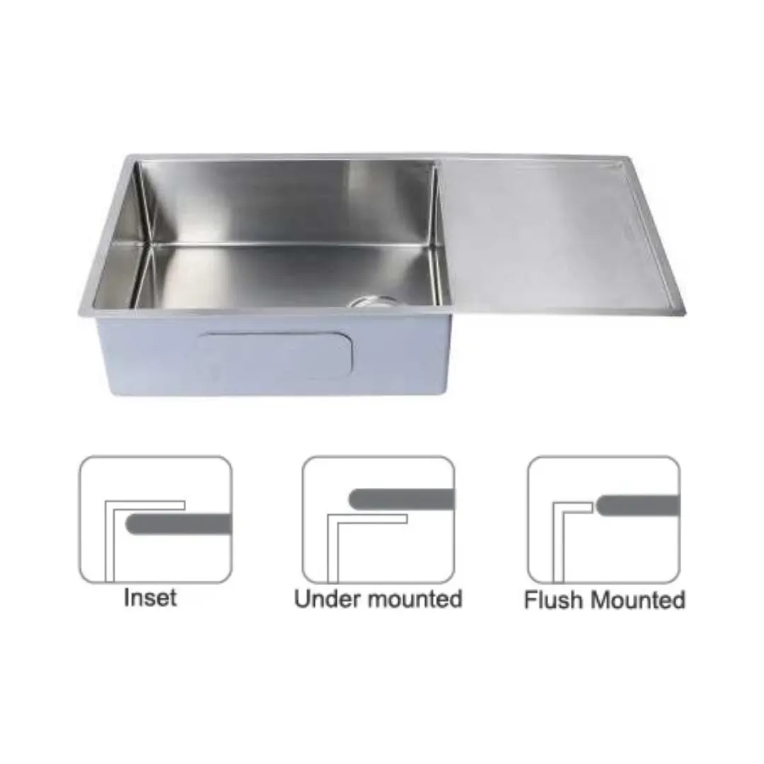 Franke stainless steel Sink Box series box bxx 211 111 54 ( 36 x 18 inches ) BXX-211-111-54 Satin - image 3