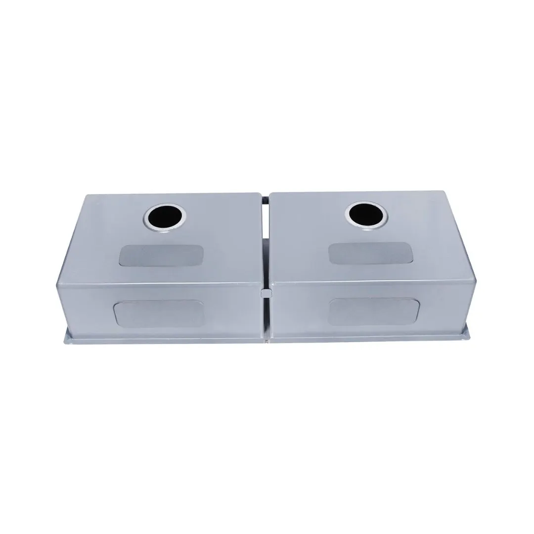 Franke stainless steel Sink Box series box bxx 220 120 54 45 x 18 ( 45 x 18 inches ) BXX-220-120-54-45 Satin - image 5