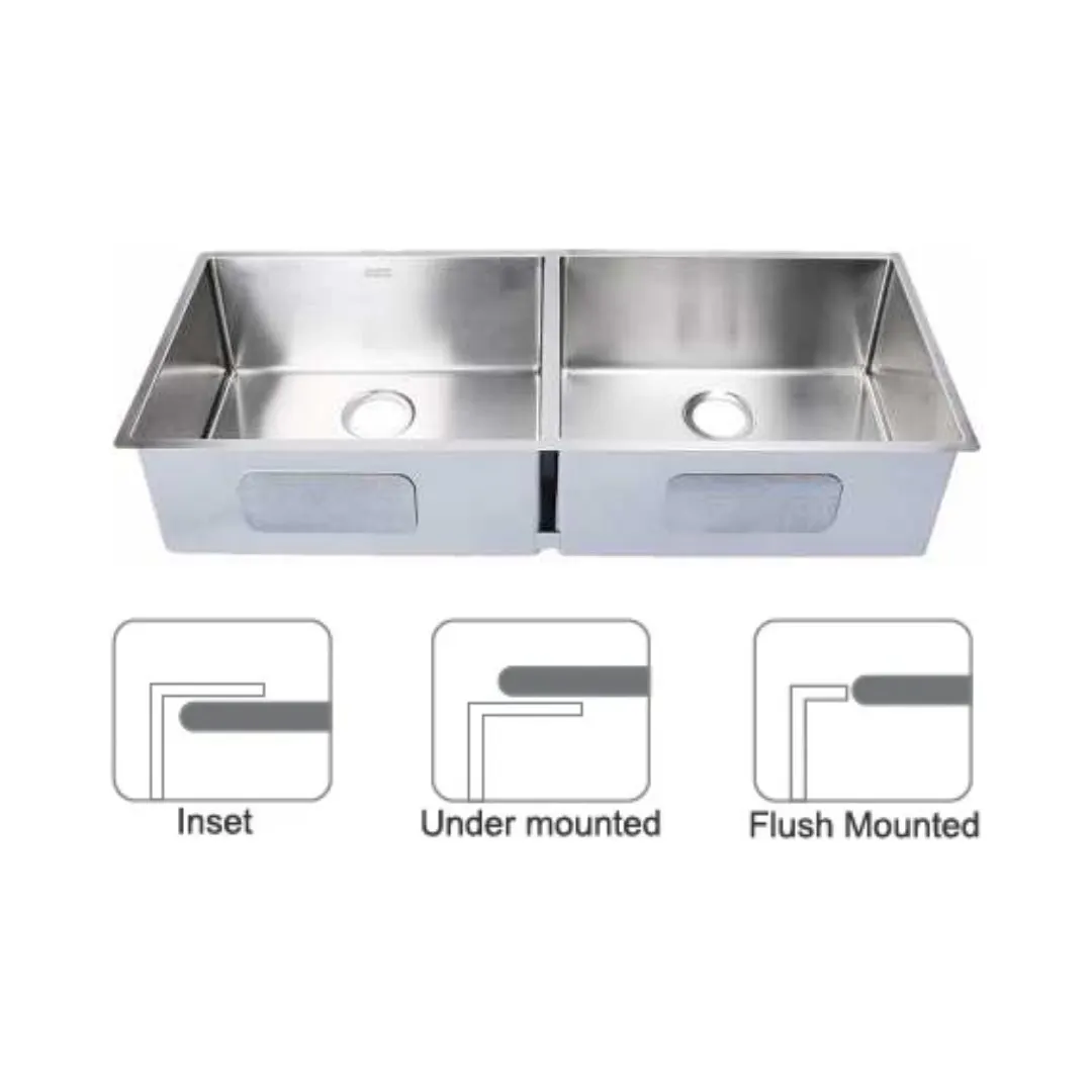 Franke stainless steel Sink Box series box bxx 220 120 54 45 x 20 ( 45 x 20 inches ) BXX-220-120-54-45 Satin - image 2