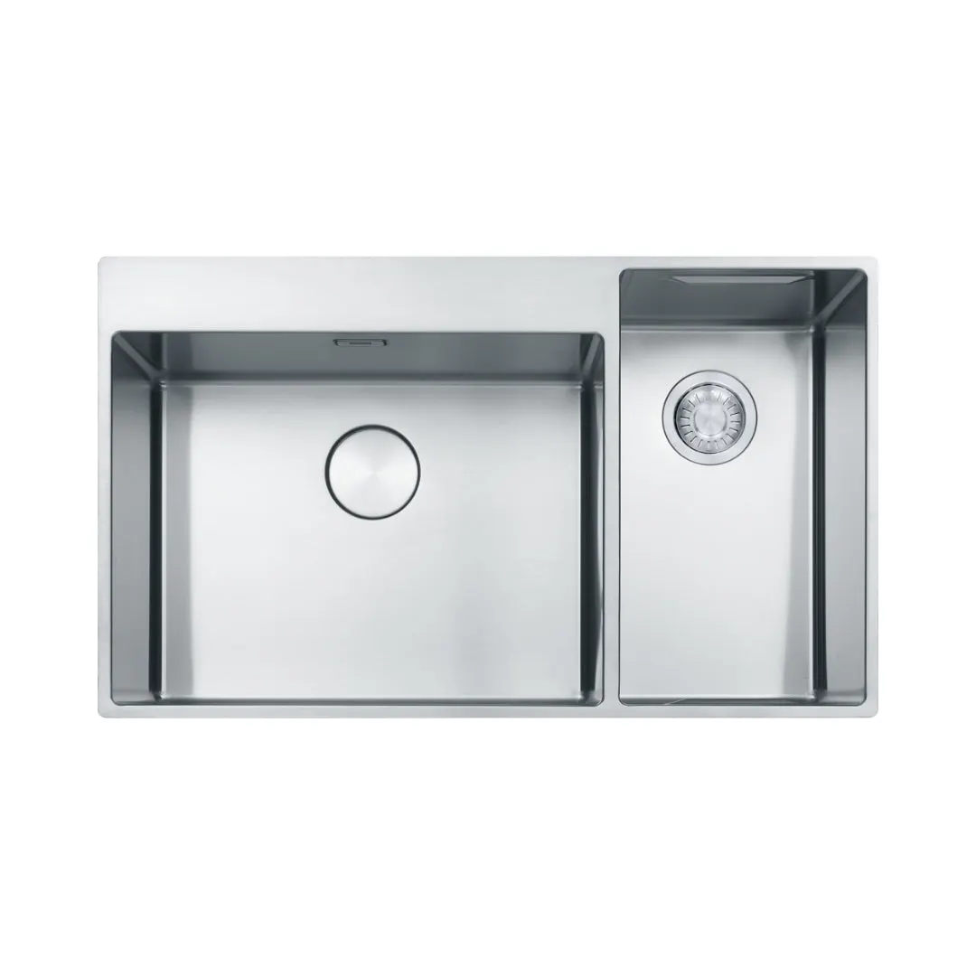 Franke stainless steel sink box center box center bwx 220 54 27 ( 34 x 20 inches ) BWX-220-54-27 Satin - image 1