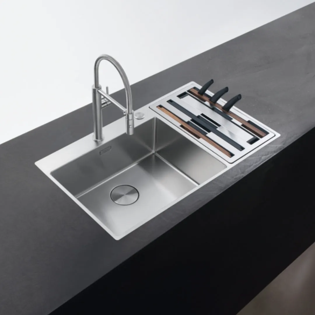 Franke stainless steel sink box center box center bwx 220 54 27 ( 34 x 20 inches ) BWX-220-54-27 Satin - image 4