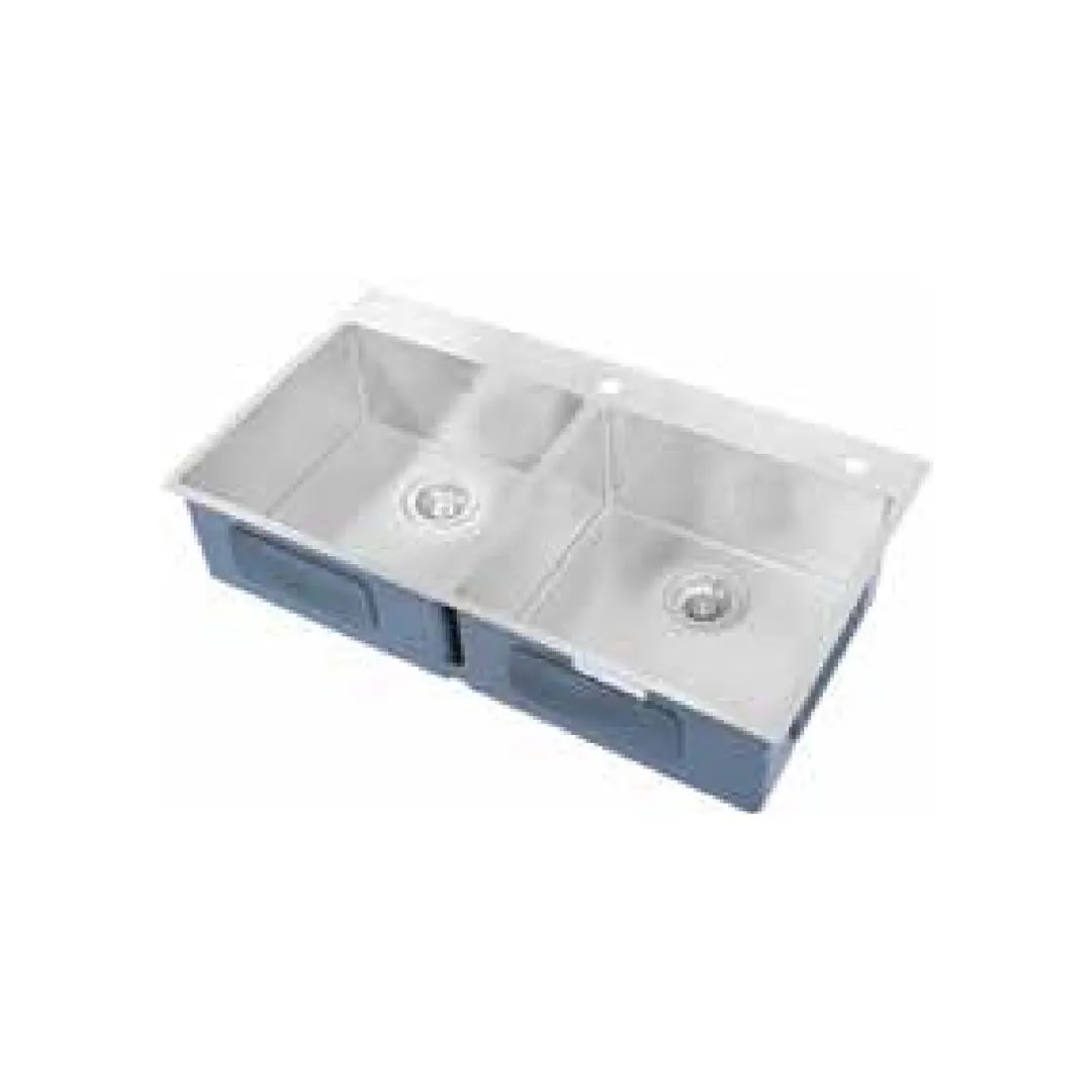 Franke stainless steel sink box classic plus box classic plus bxx 220 120 54 ( 45 x 20 inches ) BXX-220-120-54 Satin - image 1