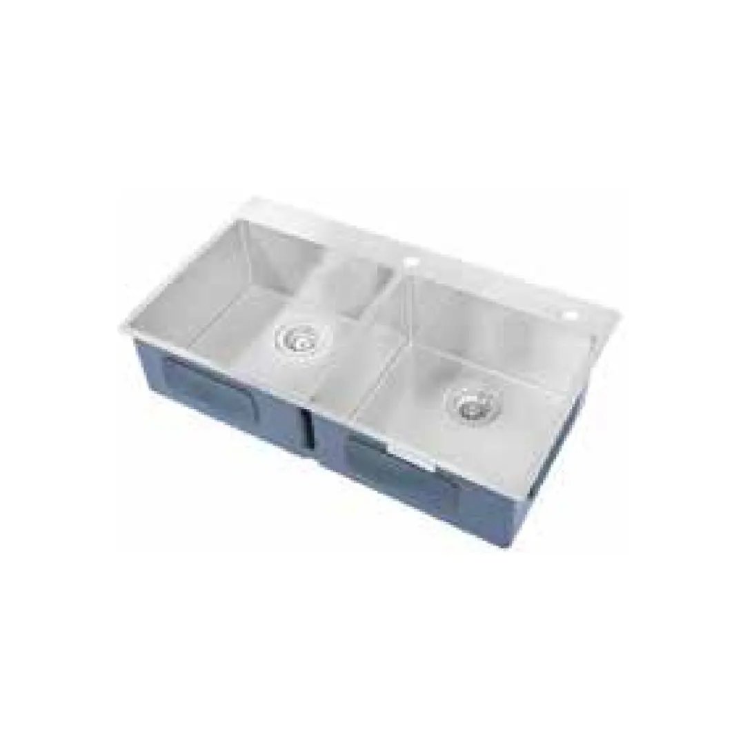Franke stainless steel sink box classic plus box classic plus bxx 220 120 43 ( 36 x 20 inches ) BXX-220-120-43 Satin - image 1