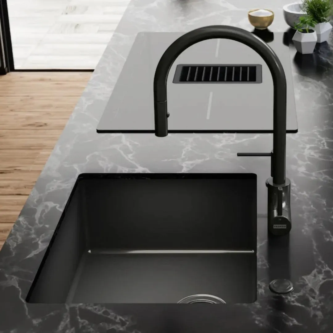Franke stainless steel sink mythos masterpiece bxm 210 110 68 ( 28.5 x 18 inches ) BXM-210-110-68 Anthracite - image 6
