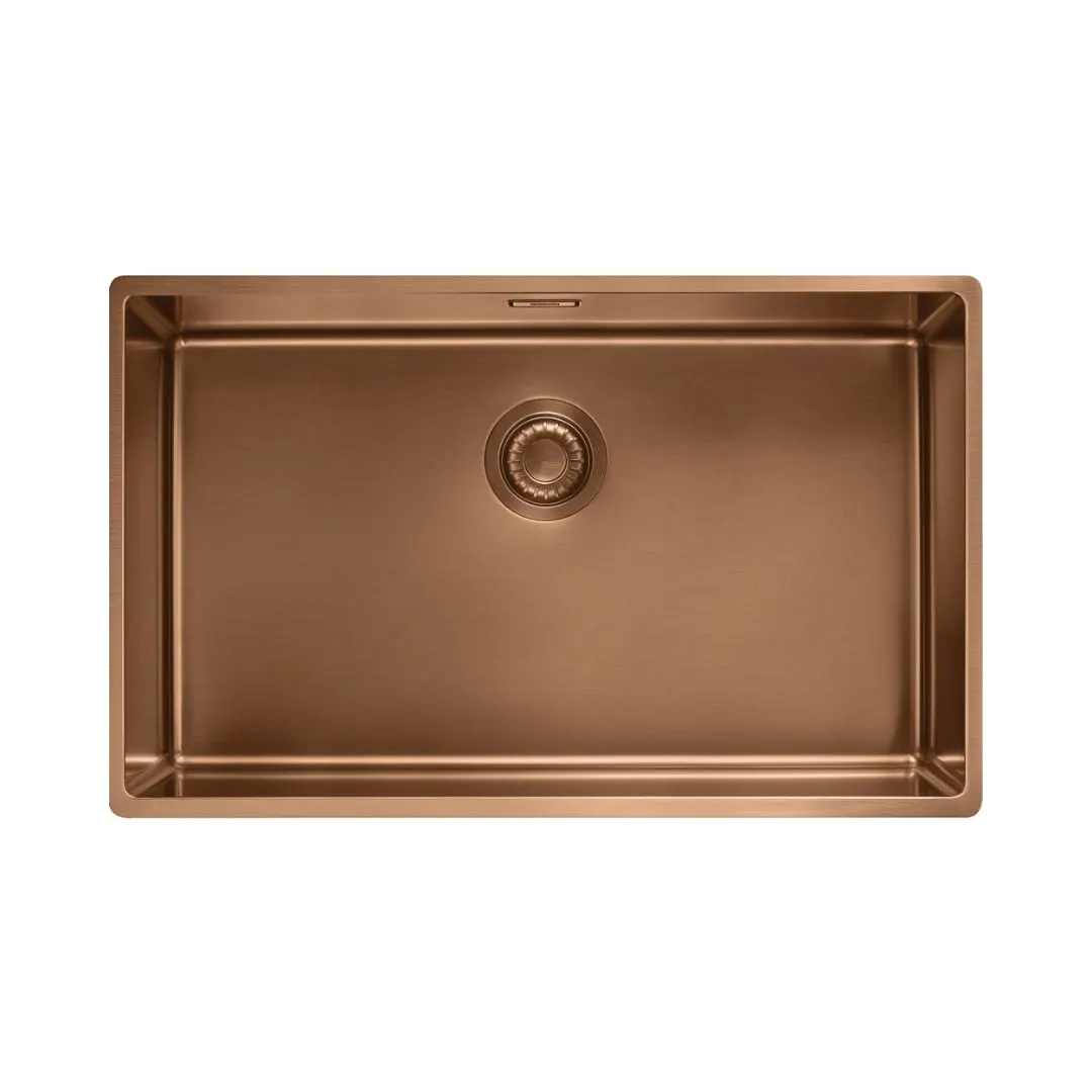 Franke stainless steel sink mythos masterpiece bxm 210 110 68 ( 28.5 x 18 inches ) BXM-210-110-68 Gold - image 8