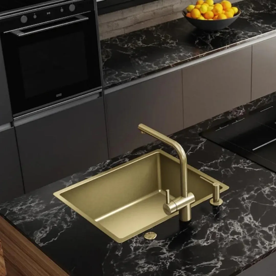Franke stainless steel sink mythos masterpiece bxm 210 110 68 ( 28.5 x 18 inches ) BXM-210-110-68 Gold - image 15