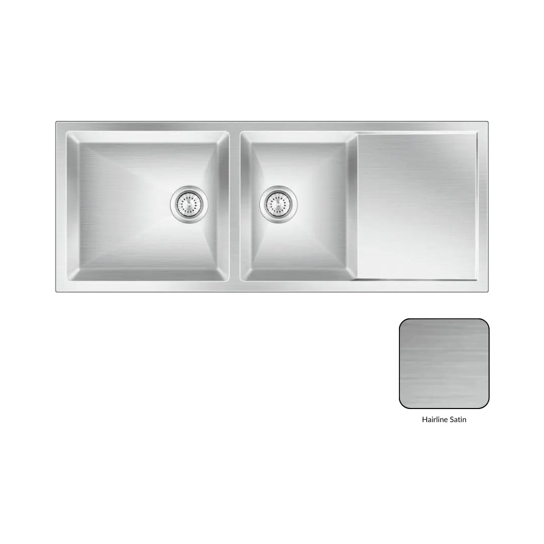 Nirali stainless steel sink expell range ebony ( 51 x 20 inches ) K-KS-SS-NIR-S-00053 Satin - image 2
