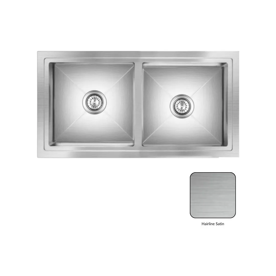Nirali stainless steel sink expell range elton ( 45 x 20 inches ) K-KS-SS-NIR-S-00092 Satin - image 2
