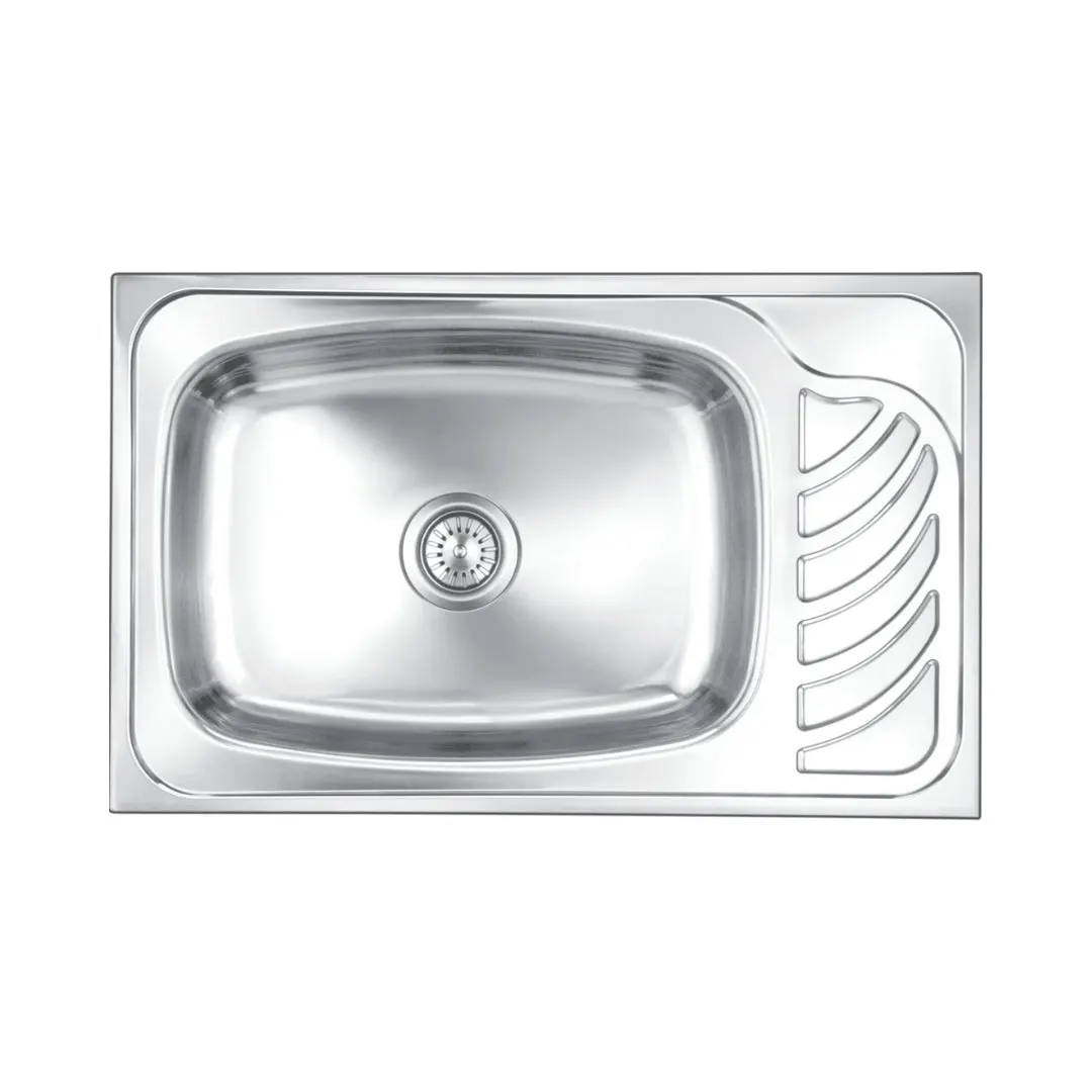 Nirali stainless steel sink d'signo range eureka jumbo ( 34 x 21 inches ) K-KS-SS-NIR-S-00102 Satin - image 1